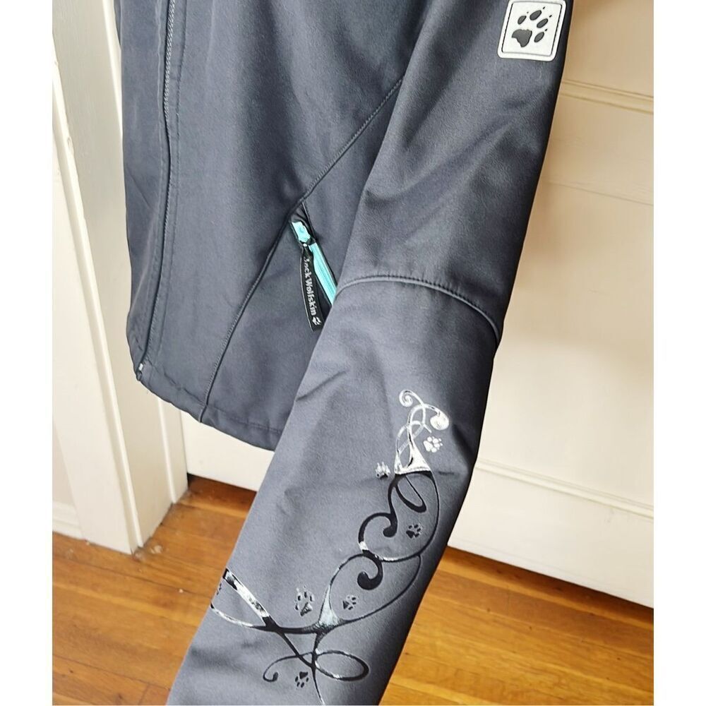 Jack Wolfskin Outdoor Flexshield Softshell Navy B… - image 3